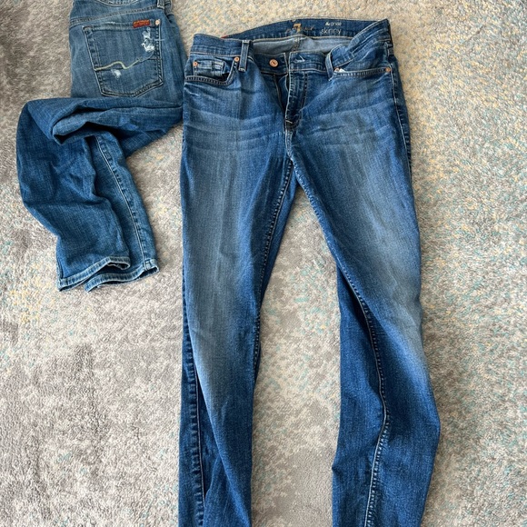 Bundle Seven for all mankind skinny jean 2 units size 30 - Picture 2 of 5